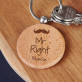 Mr. Right - Brelok drewniany